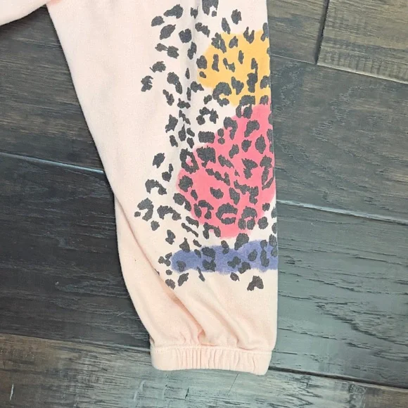 Wildfox Joggers Pink Leopard Print - Picture 2 of 9